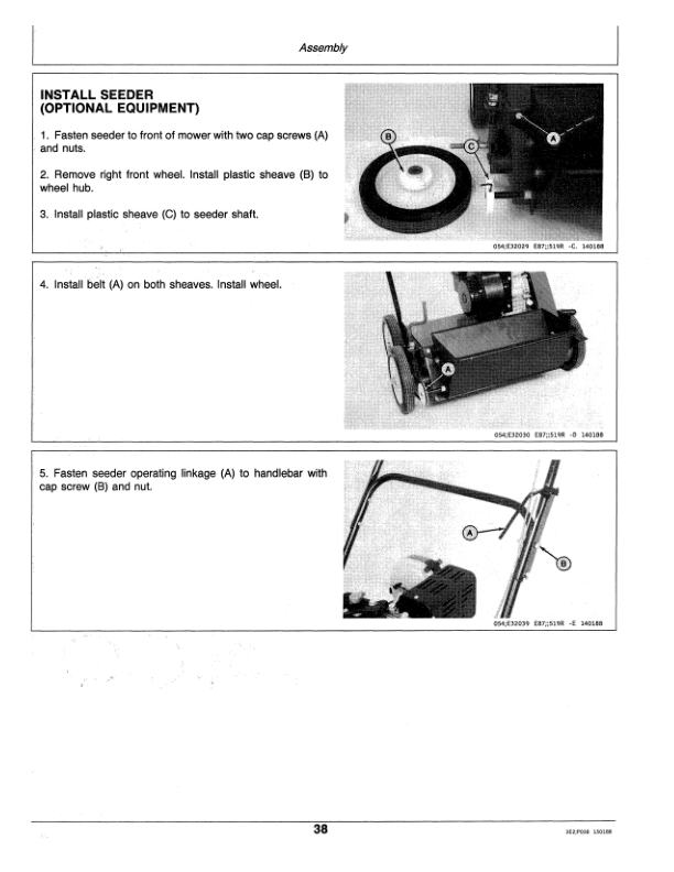 John Deere 519 Walk Behind Vertical Mower Operator's Manual (OMET13983) - Image 2