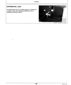 Alternative view of John Deere 3325 Professional Turf Mower Operator's Manual (OMET15427)
