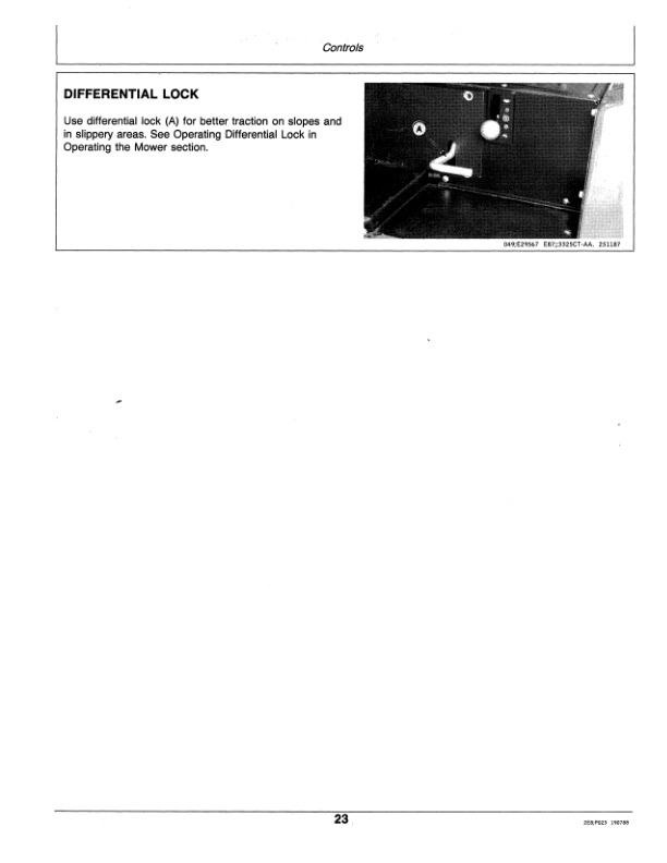 John Deere 3325 Professional Turf Mower Operator's Manual (OMET15427) - Image 2