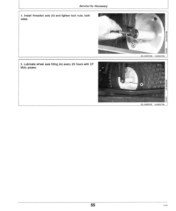 Alternative view of John Deere 1200 Bunker Rake Operator's Manual (OMET15439)