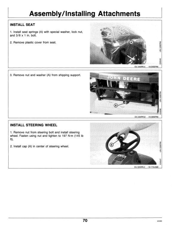 John Deere 1200 Bunker & Field Rake Operator's Manual (OMET16530) - Image 3