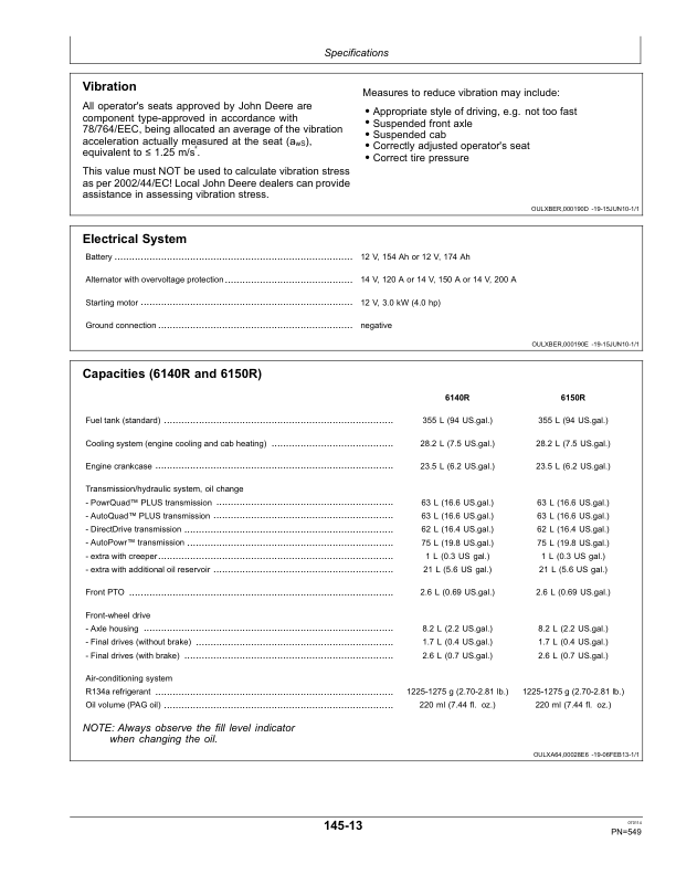 John Deere 6170R, 6190R, 6210R, 6140R, 6150R Tractors (European/Export) Operator's Manual (OMETN78900) - Image 4