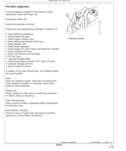 Alternative view of John Deere 1010B Forwarders Operator's Manuals (OMF062545)