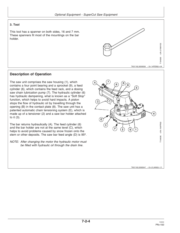 John Deere H754 Harvesting Heads Operator's Manuals (OMF063907) - Image 3