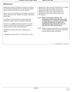 Alternative view of John Deere 1070D Wheeled Harvesters Operator's Manuals (OMF064366)