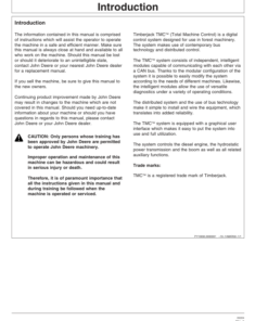 Alternative view of John Deere TMC Control Systems Operator's Manuals (OMF064575)