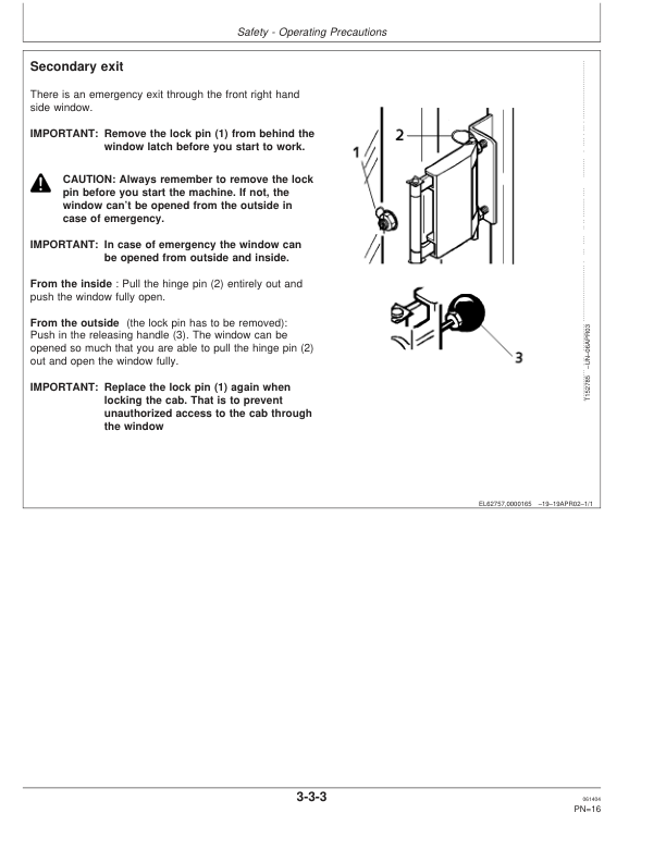 John Deere 1490D Energy Technology Operator's Manuals (OMF065582) - Image 2