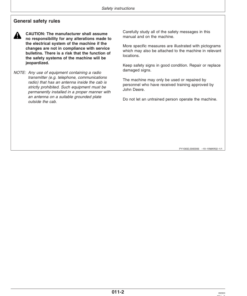Alternative view of John Deere TIMBERMATIC 300 TIMBERJACK Measuring Systems Operator's Manuals (OMF065850)