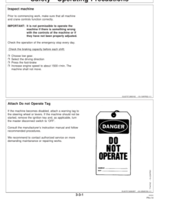 Alternative view of John Deere 1110D Forwarders Operator's Manuals (OMF066165)