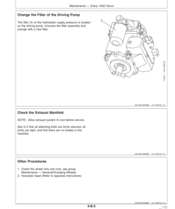 Alternative view of John Deere 1070D Wheeled Harvesters Operator's Manuals (OMF066340)