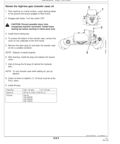 Alternative view of John Deere 810D Forwarders Operator's Manuals (OMF066519)