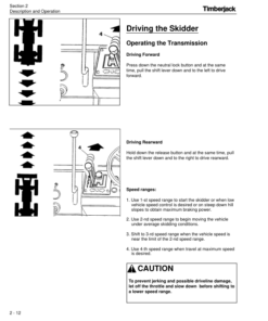Alternative view of John Deere 480C, 450C, 380C Skidders Operator's Manuals (OMF278403)