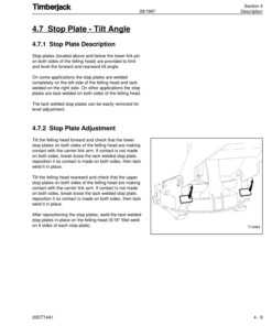 Alternative view of John Deere 20 INCH Felling Heads Operator's Manuals (OMF286569)