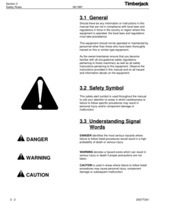 Alternative view of John Deere 20 INCH Felling Heads Operator's Manuals (OMF286570)