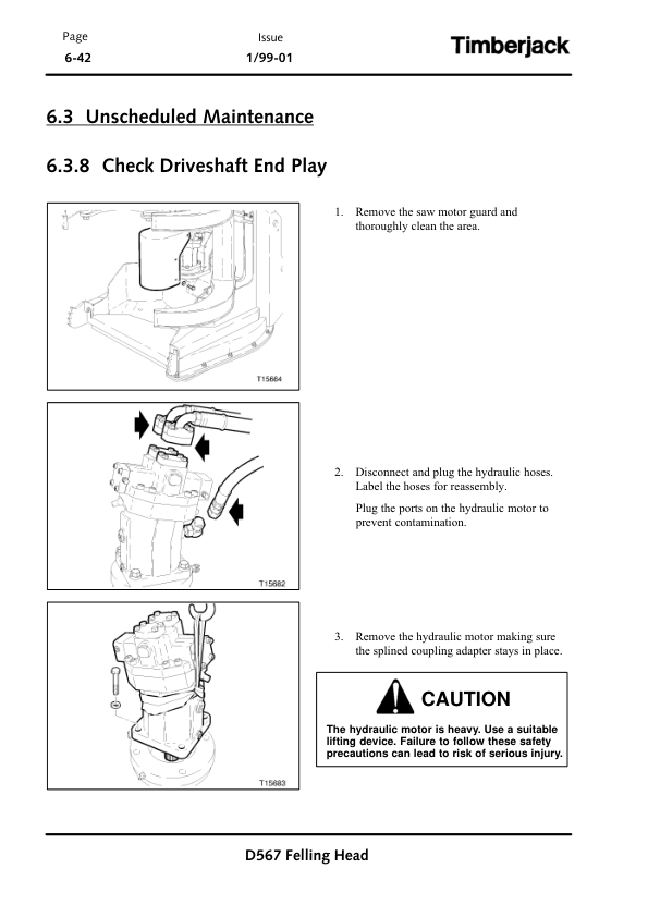 John Deere D567 Felling Heads Operator's Manuals (OMF287668) - Image 3