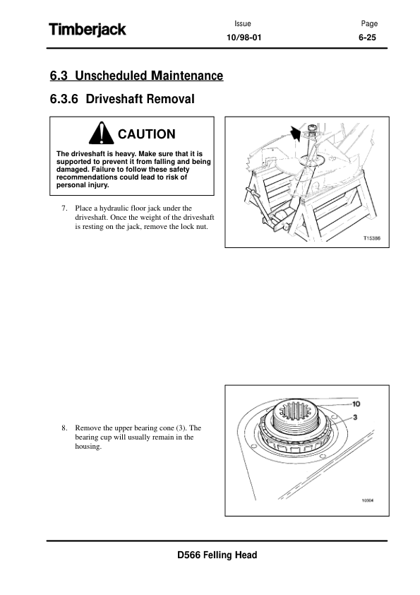 John Deere D566 Felling Heads Operator's Manuals (OMF288075) - Image 3