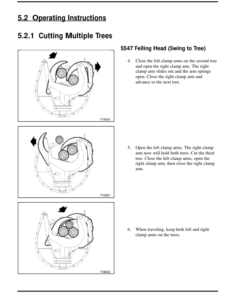Alternative view of John Deere S547 Felling Heads Operator's Manuals (OMF289031)