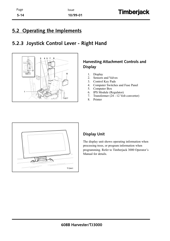 John Deere 608B Tracked Harvesters Operator's Manuals (OMF294830) - Image 3