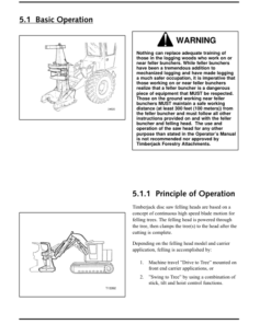 Alternative view of John Deere S586 Felling Heads Operator's Manuals (OMF295729)