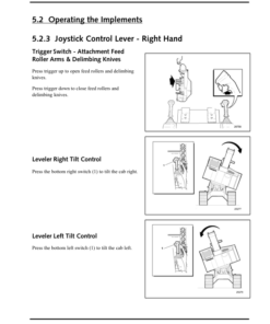 Alternative view of John Deere 608L Tracked Harvesters Operator's Manuals (OMF296771)