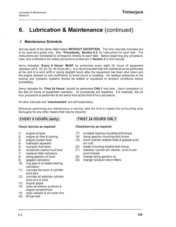 John Deere 530 Knuckleboom Loader Operator's Manuals (OMF302812) - Image 2