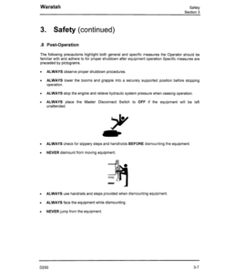 Alternative view of John Deere D250 Loader Attachments Operator's Manuals (OMF306835)