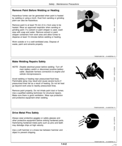 Alternative view of John Deere S240, S260 Loader Attachments Operator's Manuals (OMF306985)
