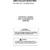 John Deere 608S Tracked Feller Bunchers Operator's Manuals (OMF381265)