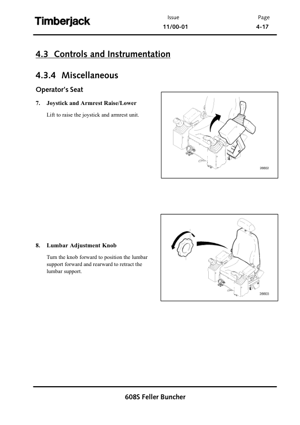 John Deere 608S Tracked Feller Bunchers Operator's Manuals (OMF381265) - Image 2