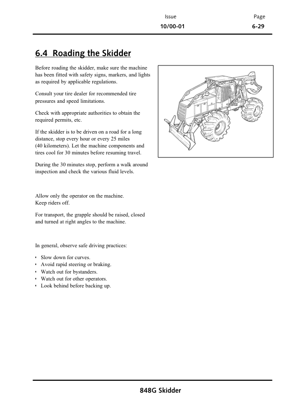 John Deere 848G Skidders Operator's Manuals (OMF382520) - Image 2