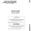 John Deere FS22 Stt Disc Saw Felling Heads Operator's Manuals (OMF382858)
