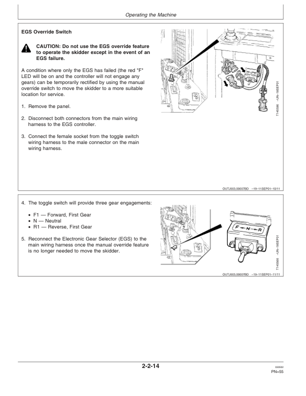 John Deere 848G Skidders Operator's Manuals (OMF383045) - Image 2