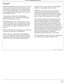 Alternative view of John Deere 535 Knuckleboom Loader Operator's Manuals (OMF383204)