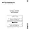 John Deere 850 Tracked Feller Bunchers Operator's Manuals (OMF383437)