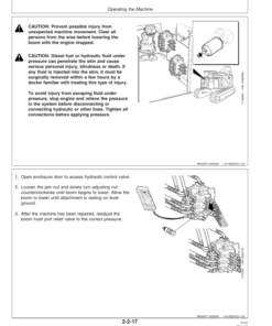 Alternative view of John Deere 753G Tracked Harvesters Operator's Manuals (OMF383502)