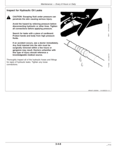 Alternative view of John Deere 608S Tracked Harvesters Operator's Manuals (OMF383517)