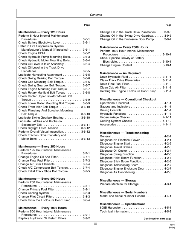 John Deere 608B Tracked Harvesters Operator's Manuals (OMF388690) - Image 2
