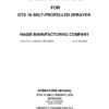 John Deere Hagie DTS10 Self-Propelled Sprayer (017001-017500) (Worldwide Edition) Operator's Manual (OMFA493713)