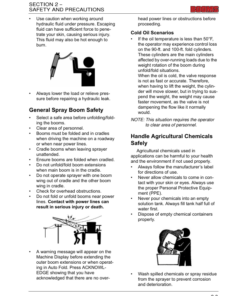 Alternative view of John Deere Hagie Hybrid Spray Boom Attachment (017001-017500) (Worldwide Edition) Operator's Manual (OMFA493717)