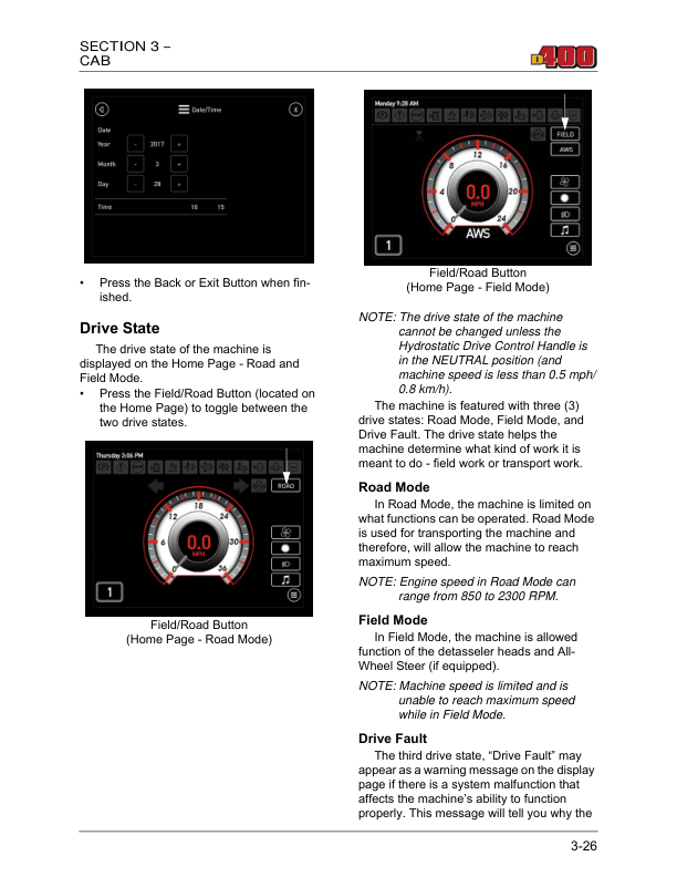 John Deere Hagie D400 Detasseler (017001-017500) (Worldwide Edition) Operator's Manual (OMFA493734) - Image 3