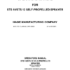 John Deere Hagie STS10 / STS12 Self-Propelled Sprayer (018001-018500) (Worldwide Edition) Operator's Manual (OMFA493739)