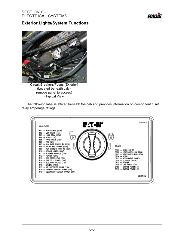 John Deere Hagie STS14 / STS16 Self-Propelled Sprayer (018001-018500) (Worldwide Edition) Operator's Manual (OMFA493740) - Image 3