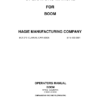 John Deere Hagie Boom (018001-018500) (Worldwide Edition) Operator's Manual (OMFA493749)