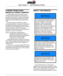 Alternative view of John Deere Hagie Nitrogen Toolbar (018001-018500) (Worldwide Edition) Operator's Manual (OMFA493753)