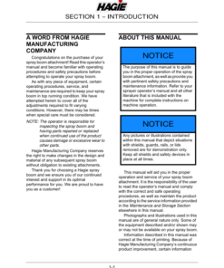 Alternative view of John Deere Hagie Boom (019001-019500) (Worldwide Edition) Operator's Manual (OMFA493802)