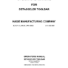 John Deere Hagie Detasseler Toolbar (019001-019500) (Worldwide Edition) Operator's Manual (OMFA493803)