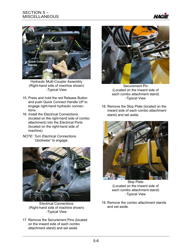 John Deere Hagie Detasseler Toolbar (019001-019500) (Worldwide Edition) Operator's Manual (OMFA493803) - Image 2