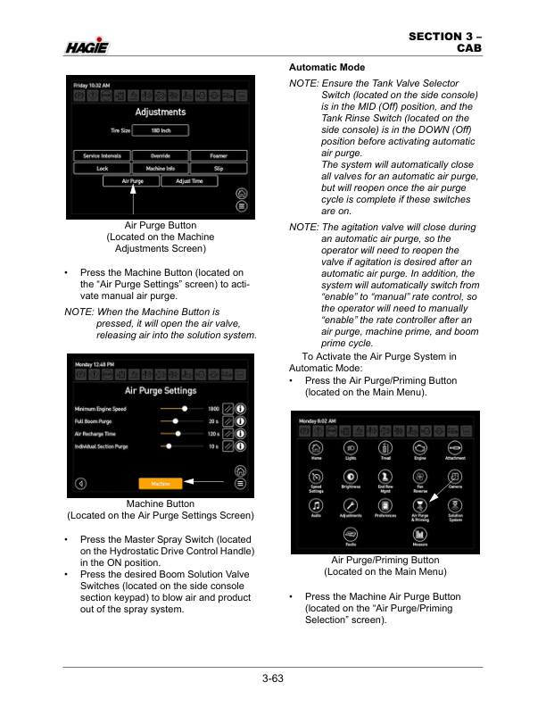 John Deere Hagie STS / DPS Self-Propelled Sprayer (020001-020500) (Worldwide Edition) Operator's Manual (OMFA493827) - Image 2