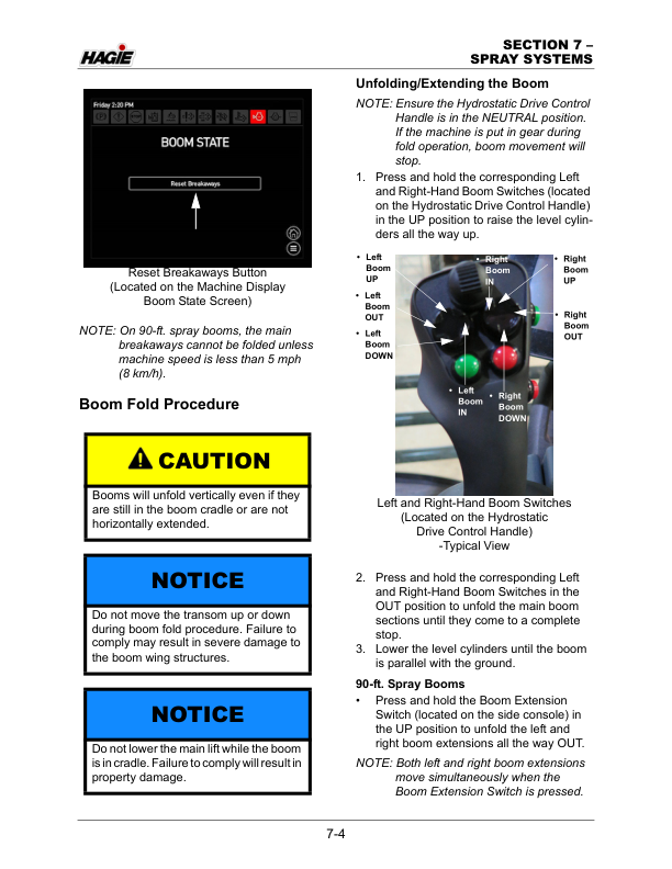 John Deere Hagie STS / DPS Self-Propelled Sprayer (020001-020500) (Worldwide Edition) Operator's Manual (OMFA493827) - Image 4