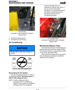 Alternative view of John Deere Hagie D400 Detasseler (020001-020500) (Worldwide Edition) Operator's Manual (OMFA493829)